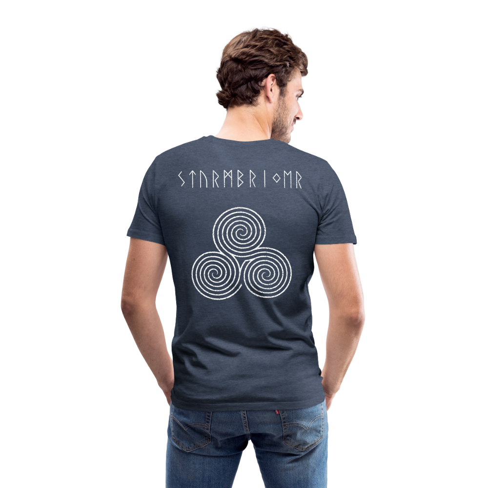 Sturmbringer TShirt "Triskele" - Blau meliert
