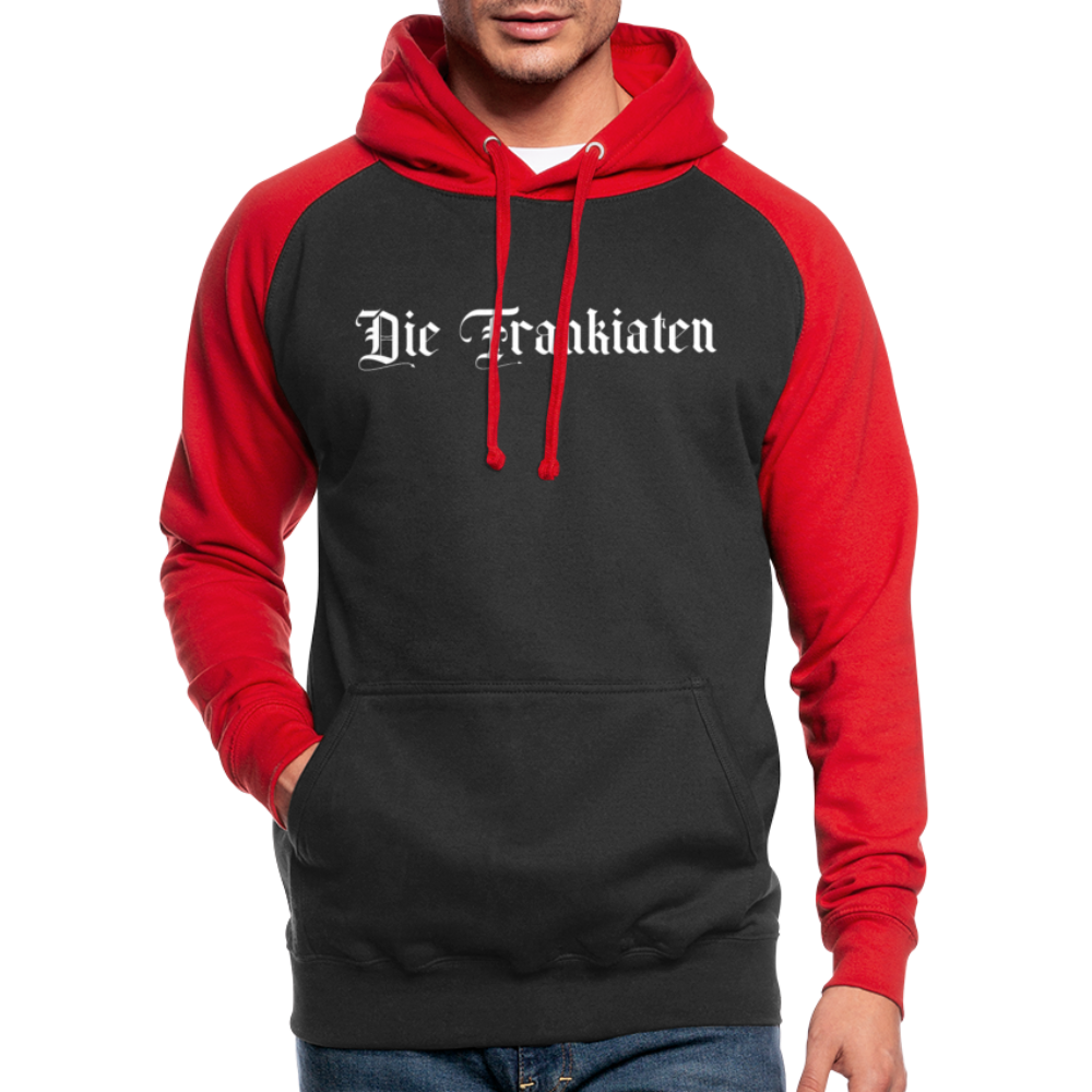 Frankiaten Red Arms Hoodie - Schwarz/Rot