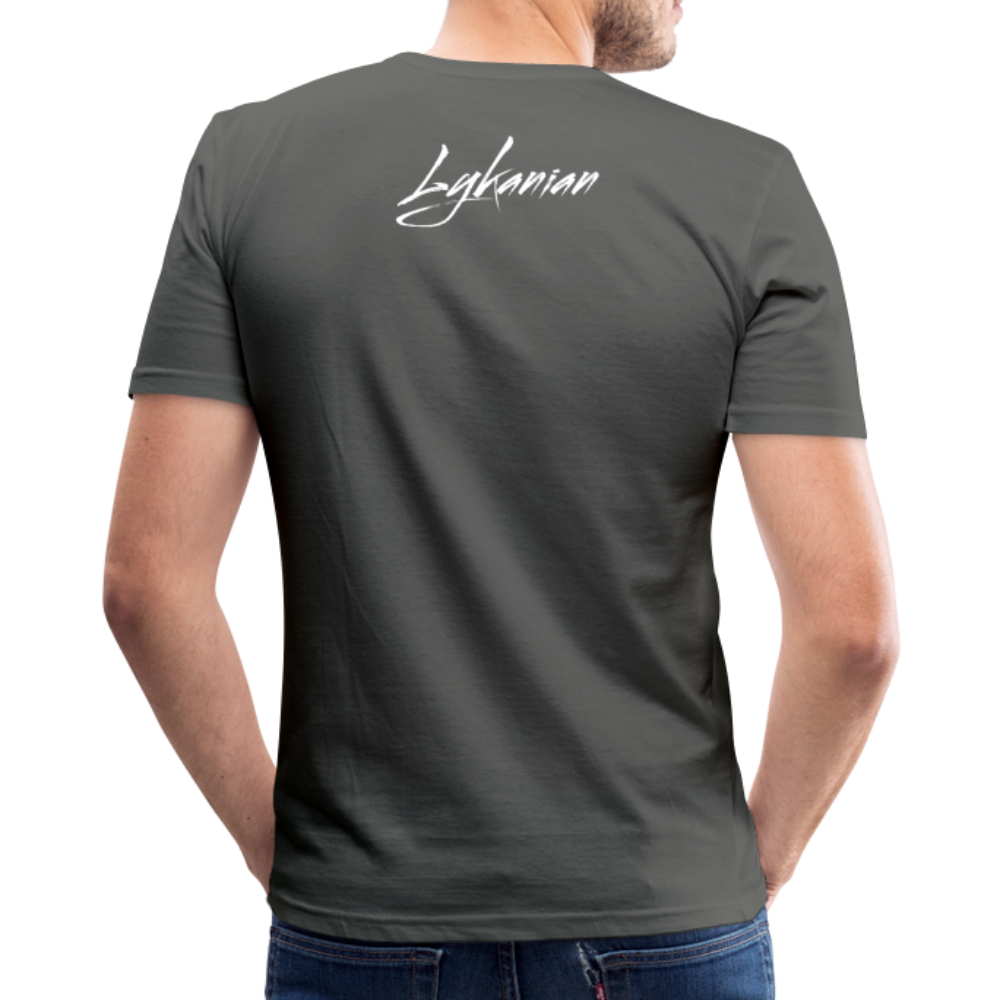 Let´s conquer. Slim Fit T-Shirt - Graphite