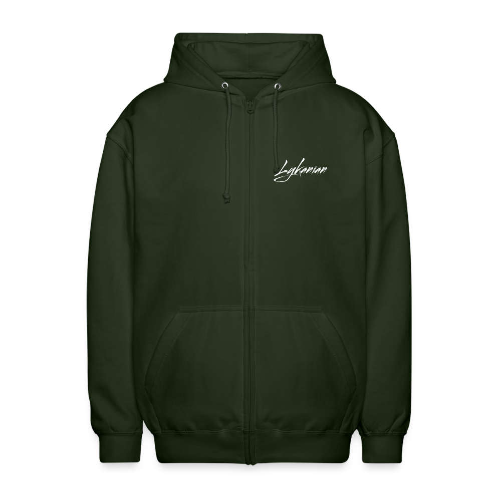 Signature Unisex Hooded jacket - Forstgrün 