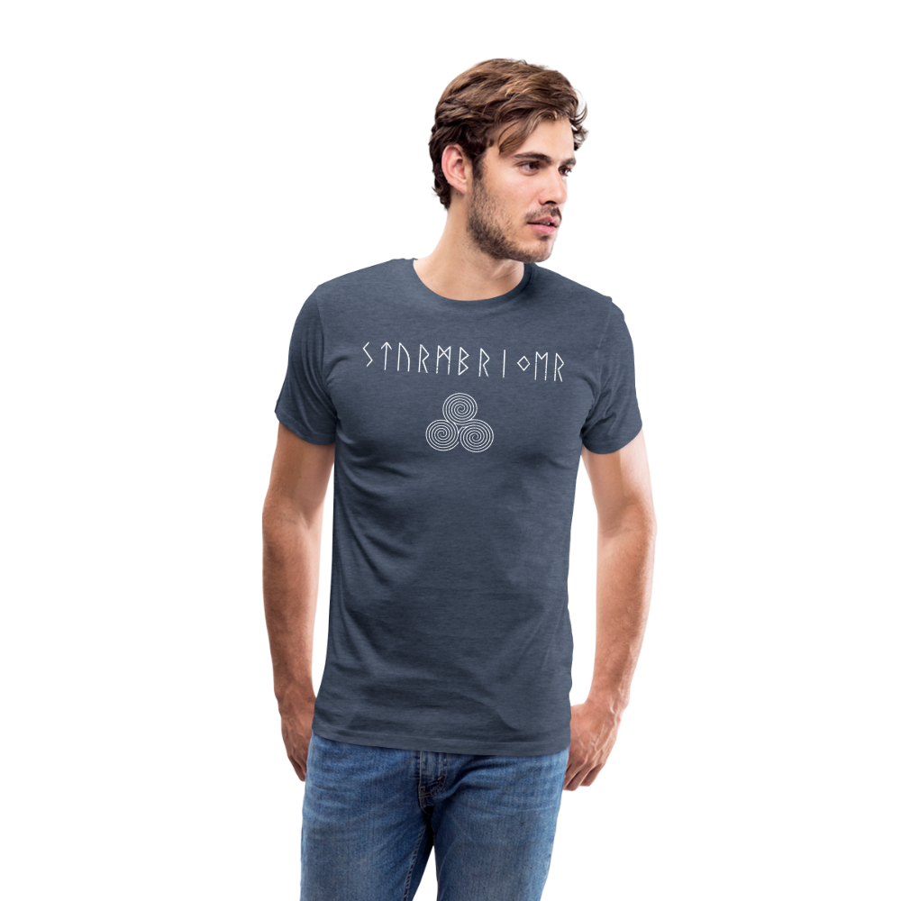 Sturmbringer TShirt "Triskele" - Blau meliert