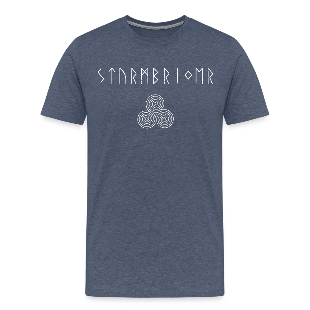Sturmbringer TShirt "Triskele" - Blau meliert
