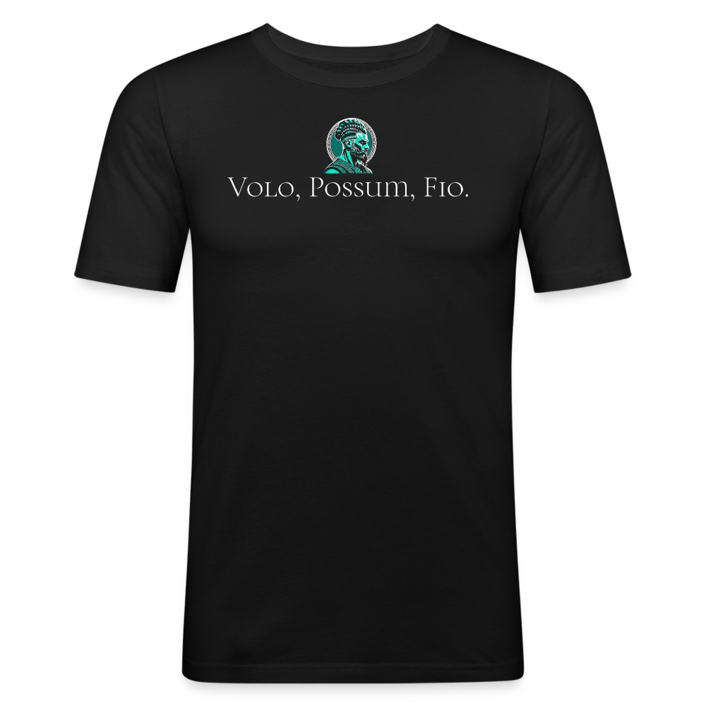 Volo, Possum, Fio. Slim Fit T-Shirt - Schwarz