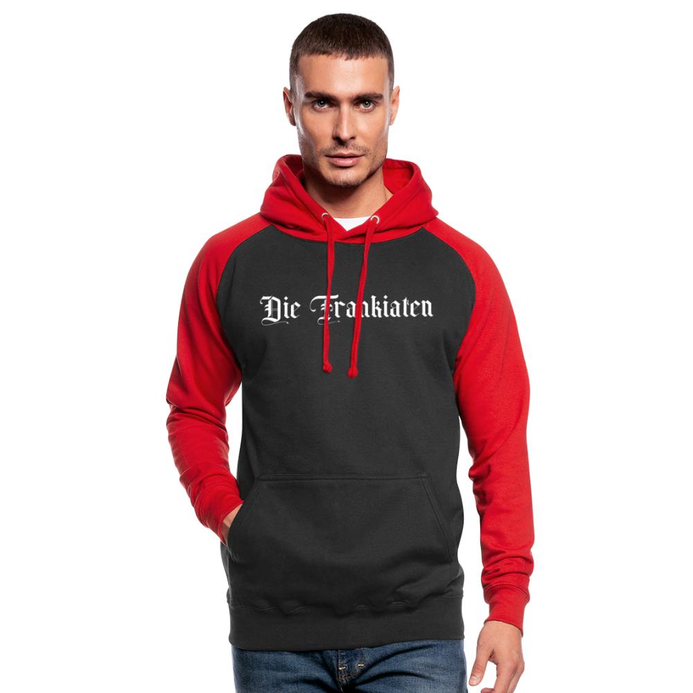 Frankiaten Red Arms Hoodie - Schwarz/Rot