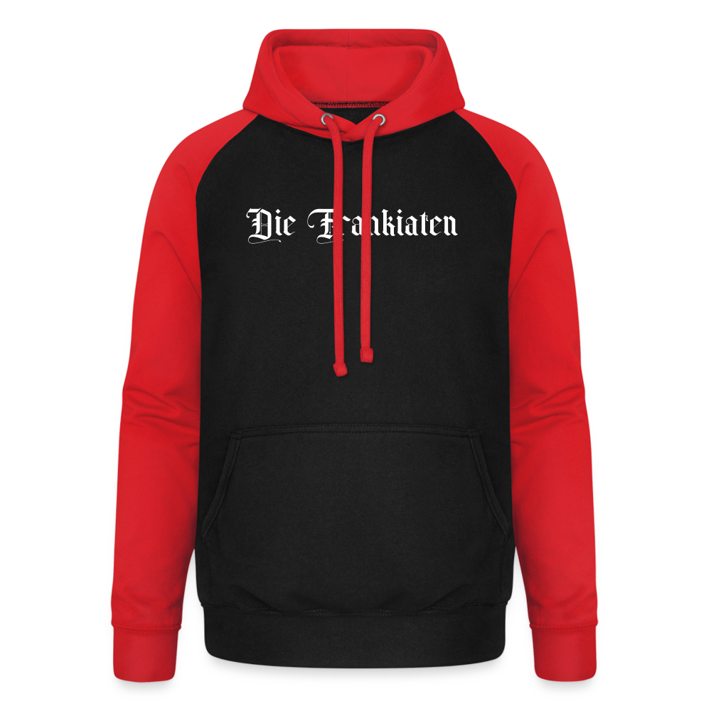 Frankiaten Red Arms Hoodie - Schwarz/Rot