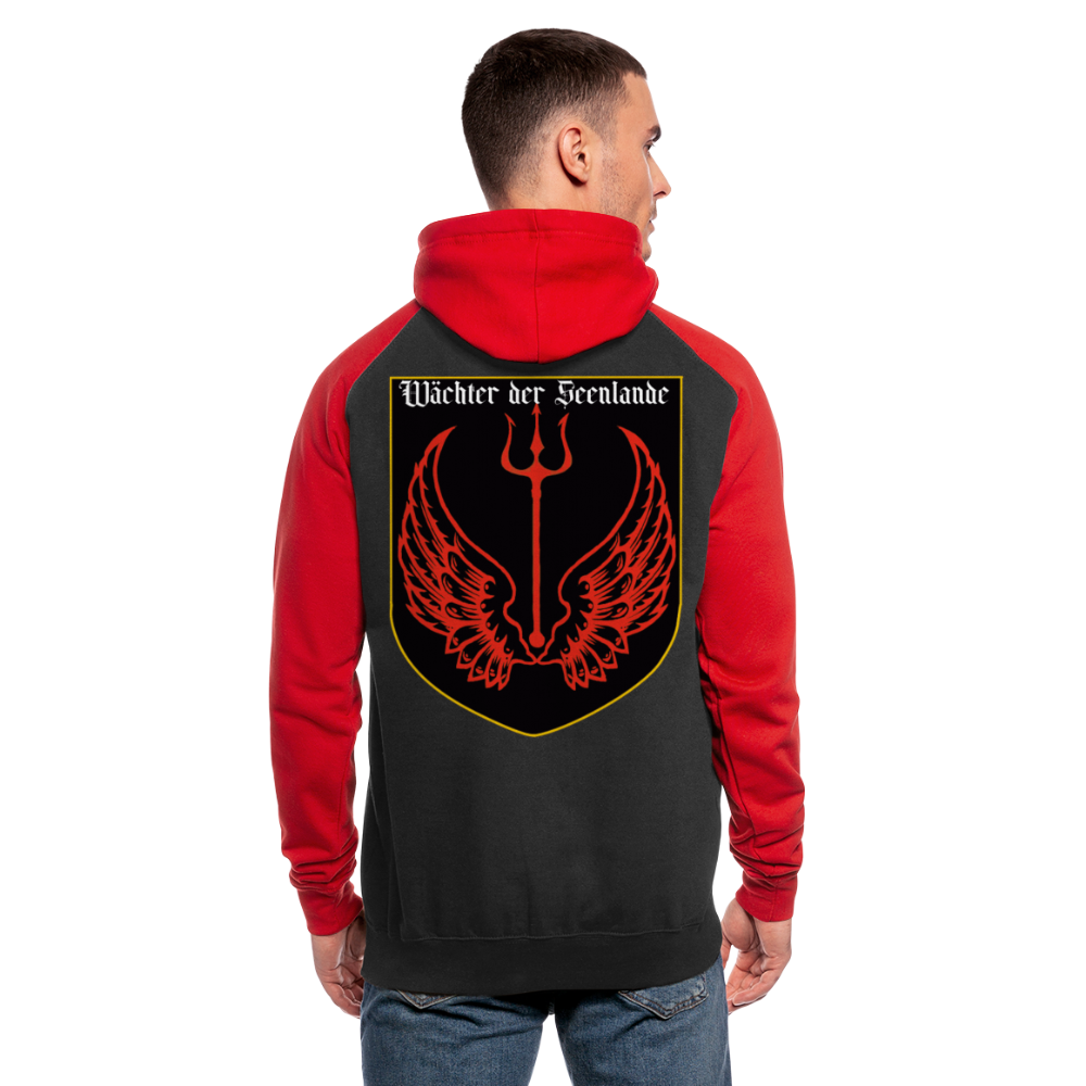 Frankiaten Red Arms Hoodie - Schwarz/Rot