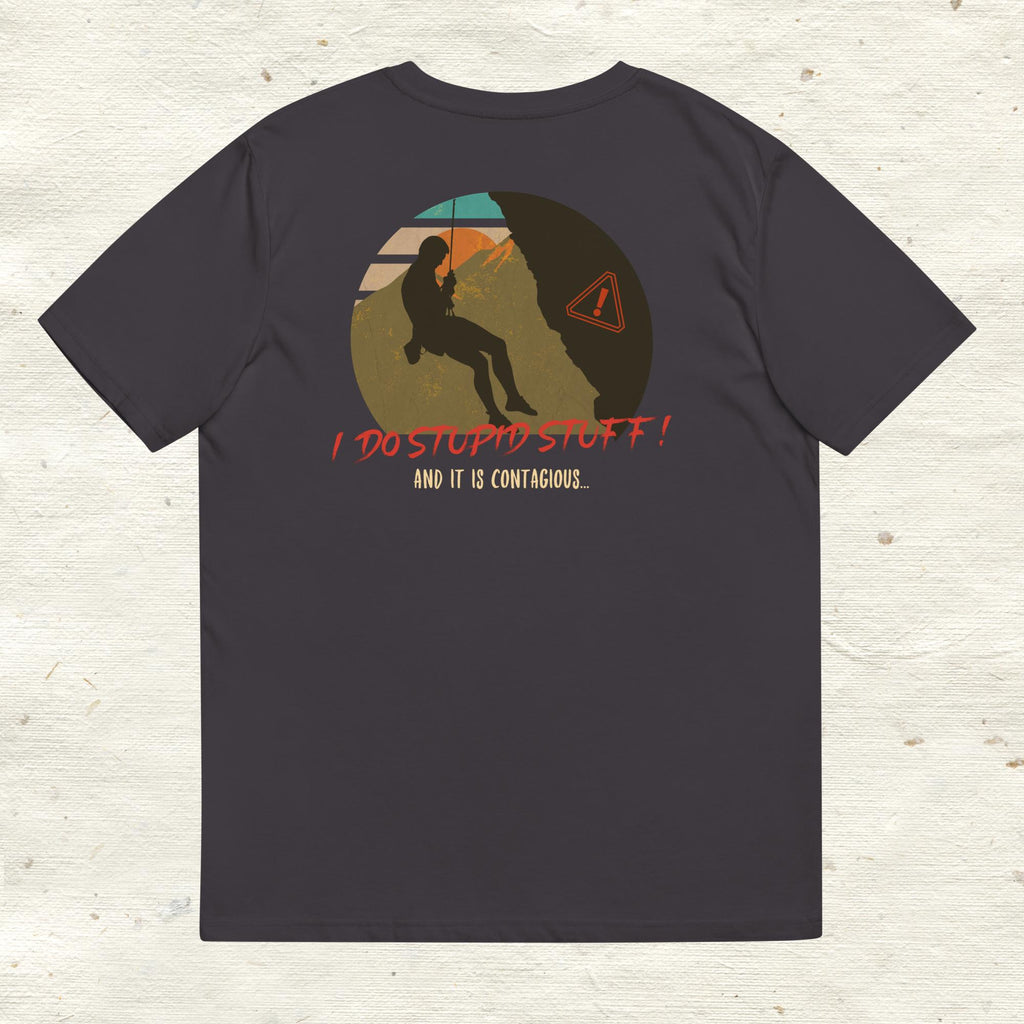 Unisex-Bio-Baumwoll-T-Shirt "Dont follow me!"