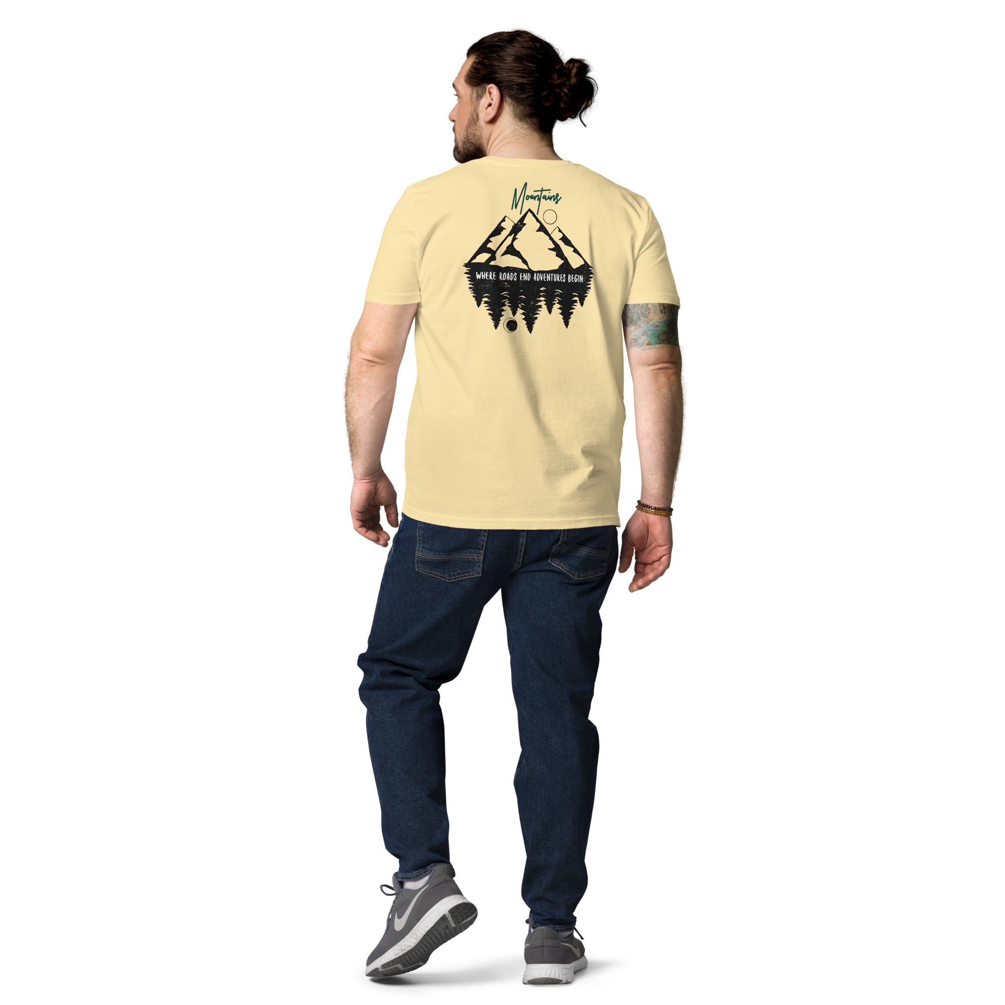 Unisex-Bio-Baumwoll-T-Shirt "Mountains"