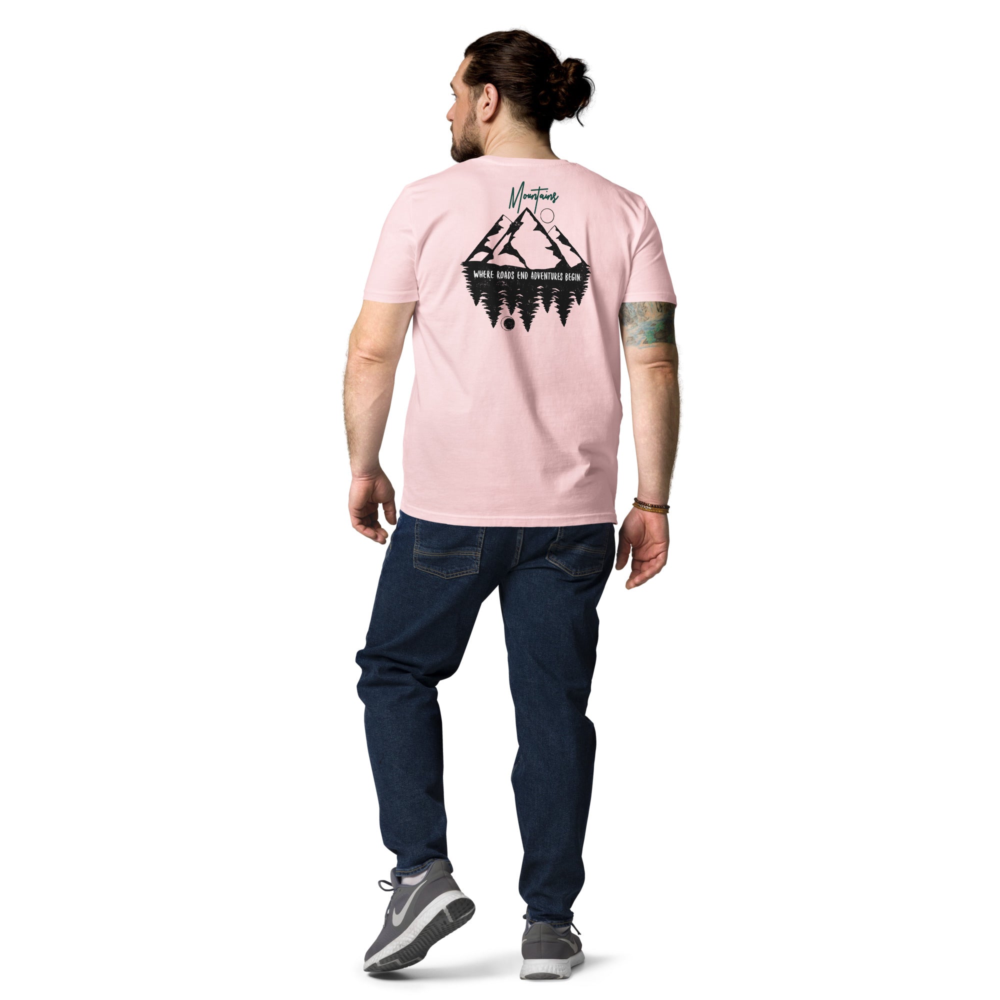 Unisex-Bio-Baumwoll-T-Shirt "Mountains"