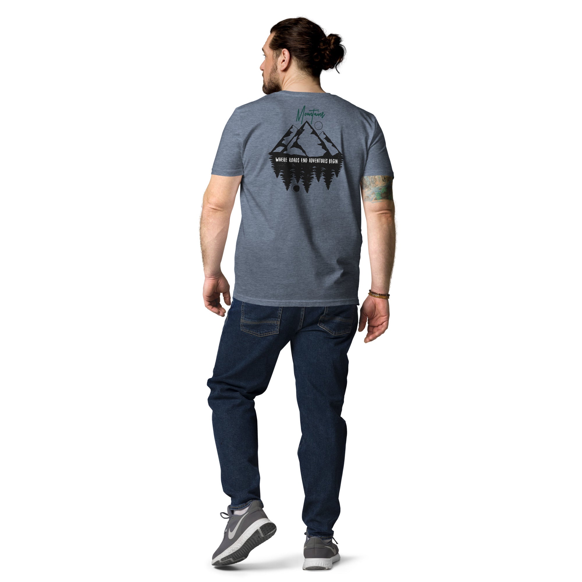 Unisex-Bio-Baumwoll-T-Shirt "Mountains"