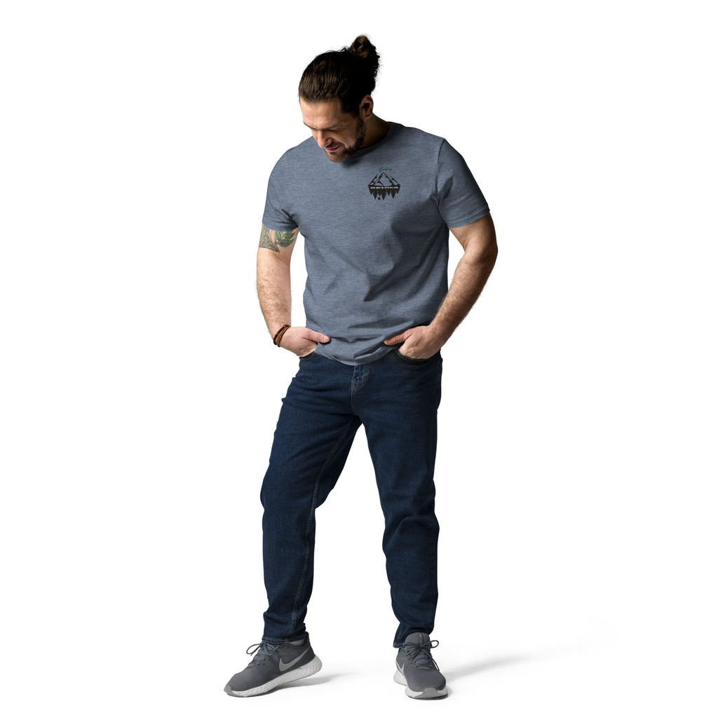 Unisex-Bio-Baumwoll-T-Shirt "Mountains"