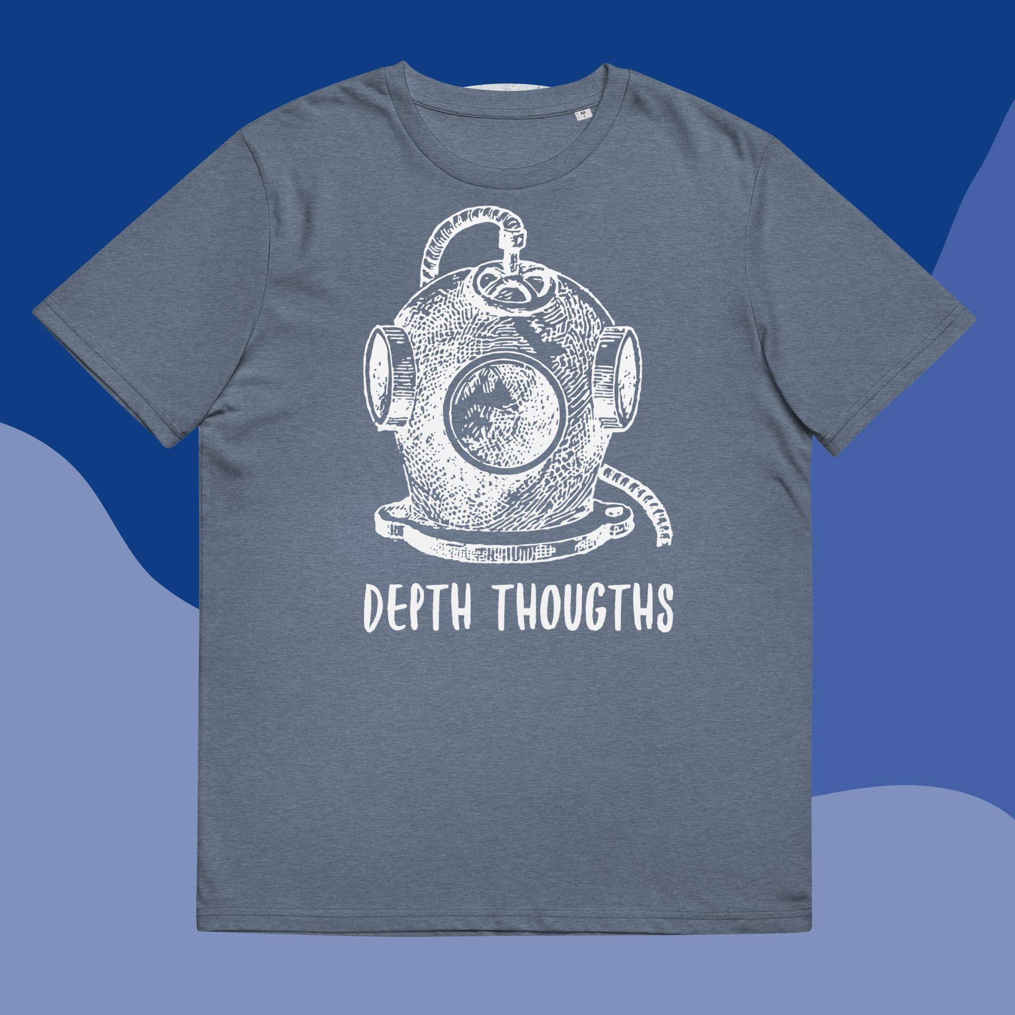 Unisex-Bio-Baumwoll-T-Shirt "Depth Thoughts"