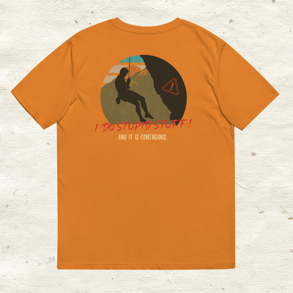 Unisex-Bio-Baumwoll-T-Shirt "Dont follow me!"