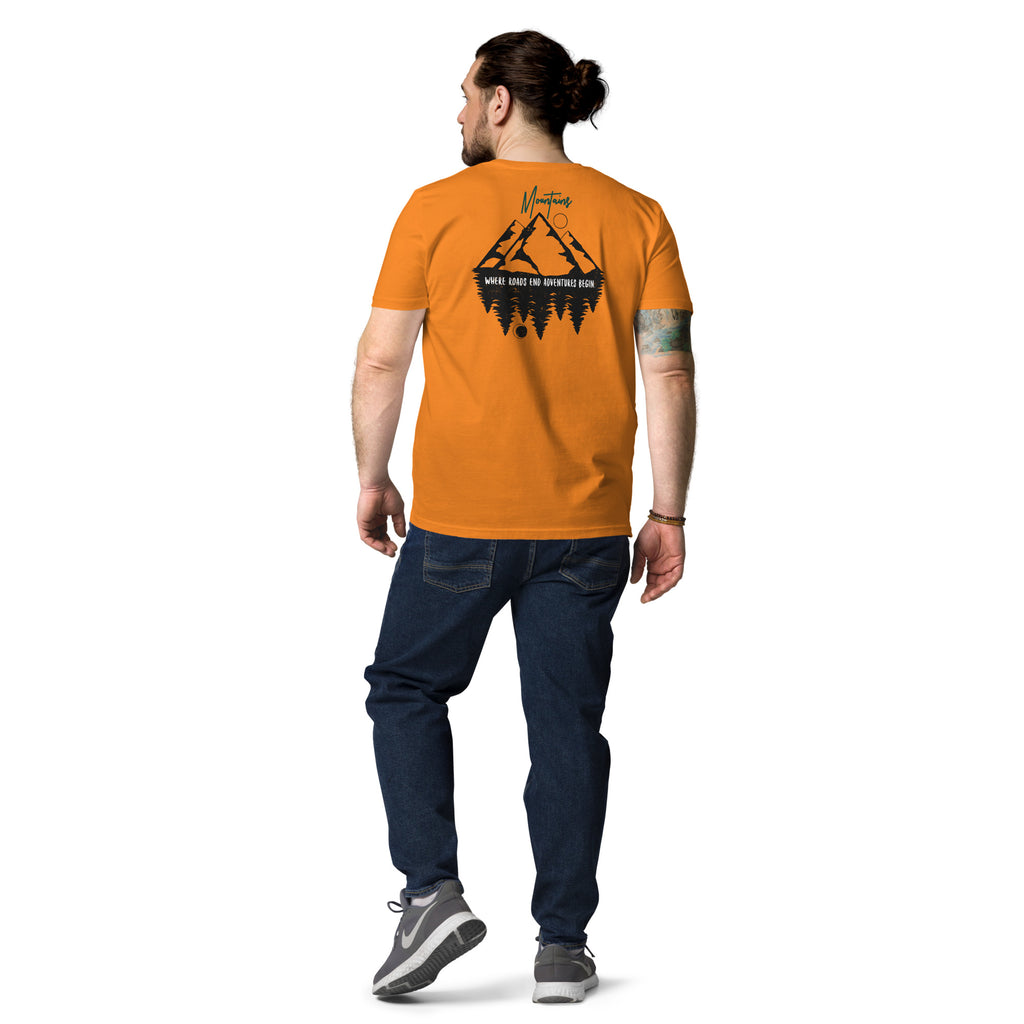 Unisex-Bio-Baumwoll-T-Shirt "Mountains"