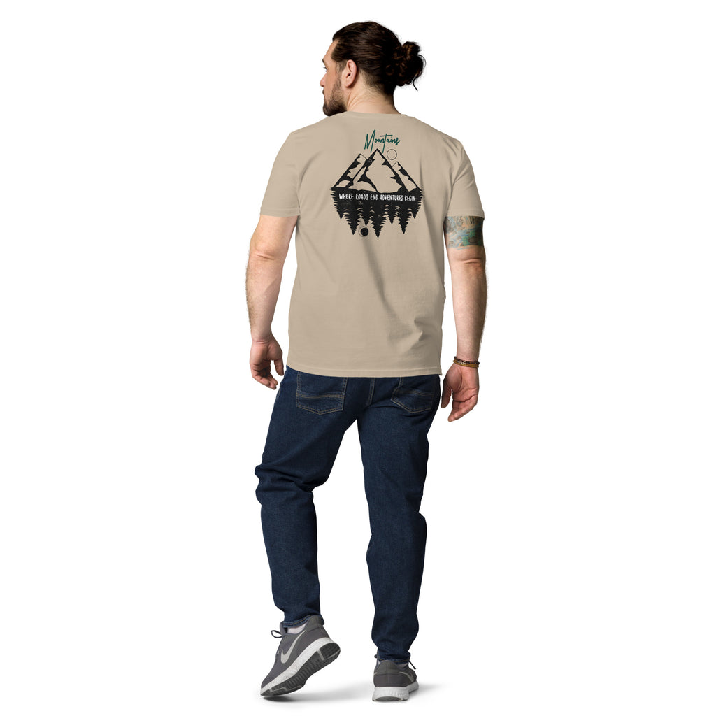 Unisex-Bio-Baumwoll-T-Shirt "Mountains"