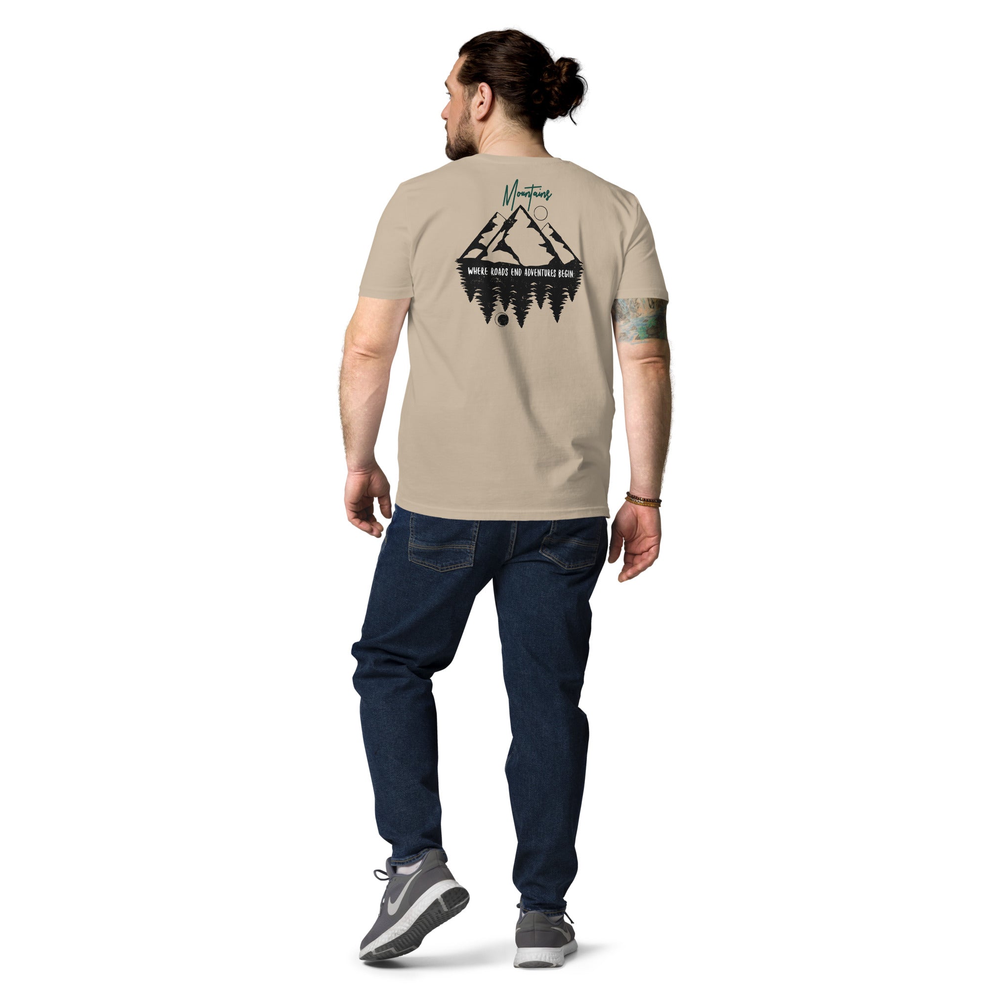 Unisex-Bio-Baumwoll-T-Shirt "Mountains"
