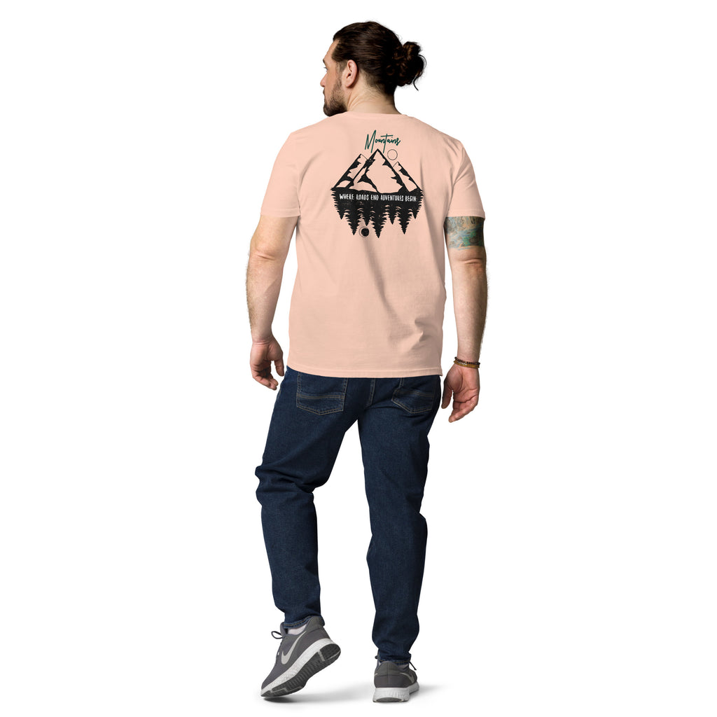 Unisex-Bio-Baumwoll-T-Shirt "Mountains"