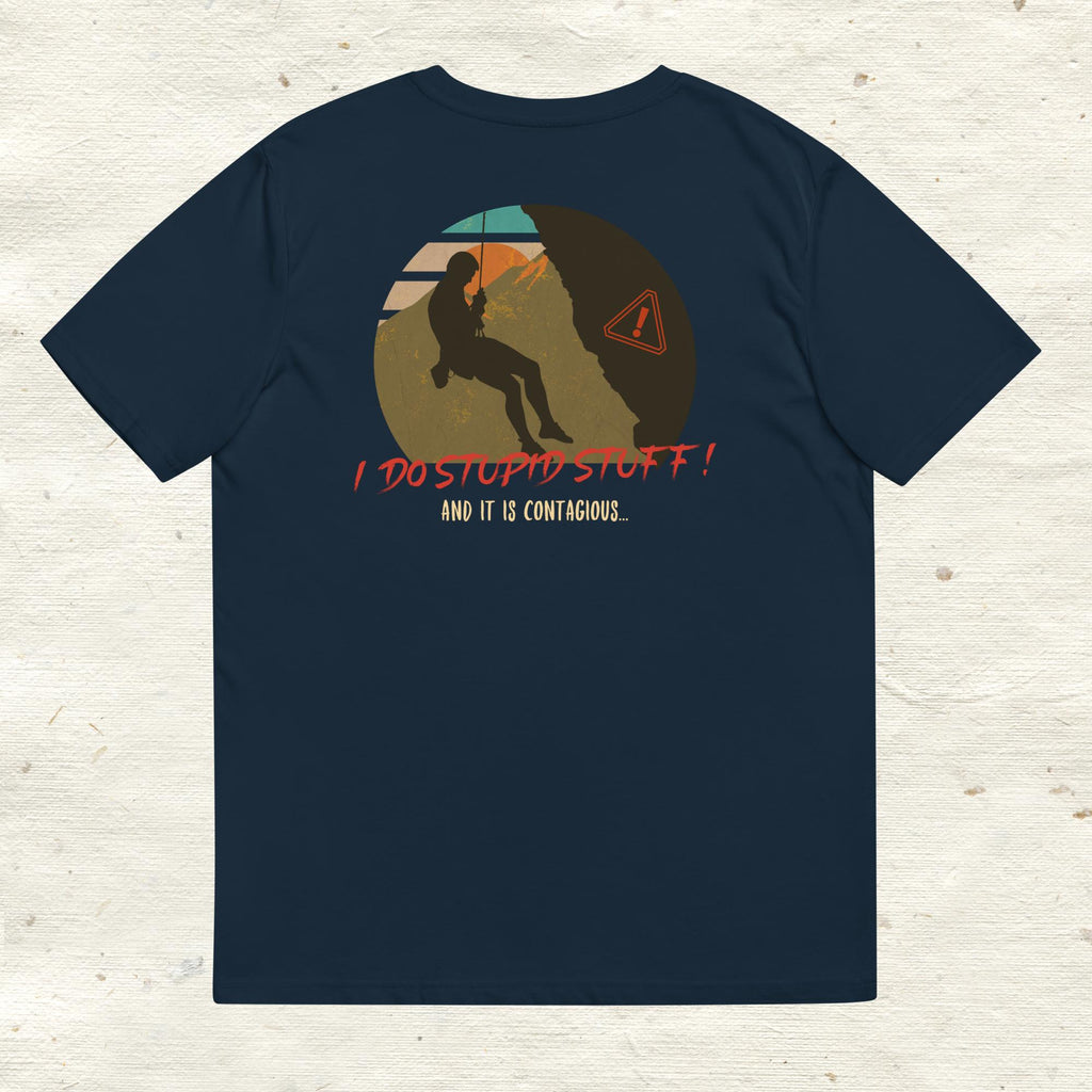 Unisex-Bio-Baumwoll-T-Shirt "Dont follow me!"