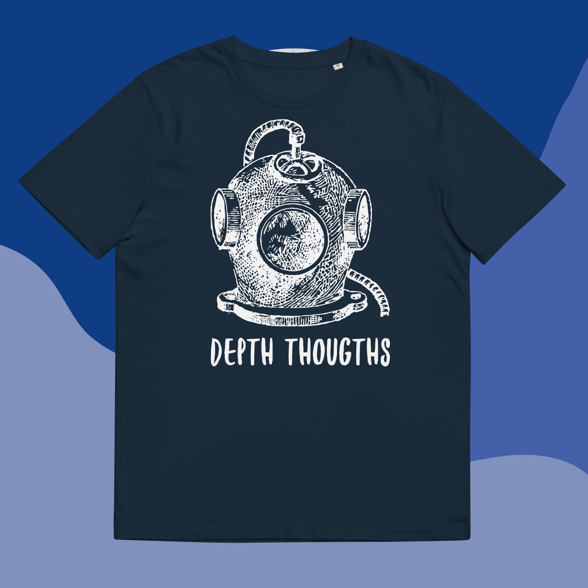 Unisex-Bio-Baumwoll-T-Shirt "Depth Thoughts"