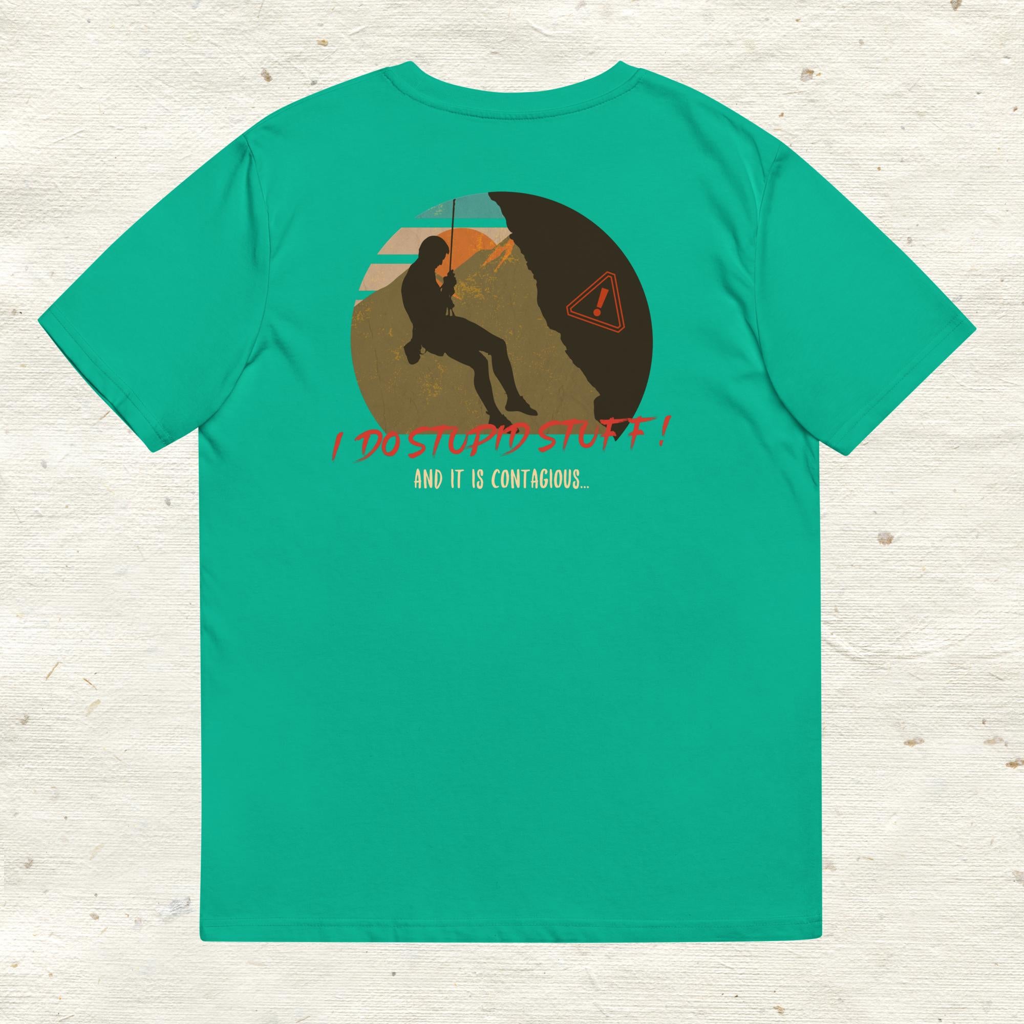 Unisex-Bio-Baumwoll-T-Shirt "Dont follow me!"