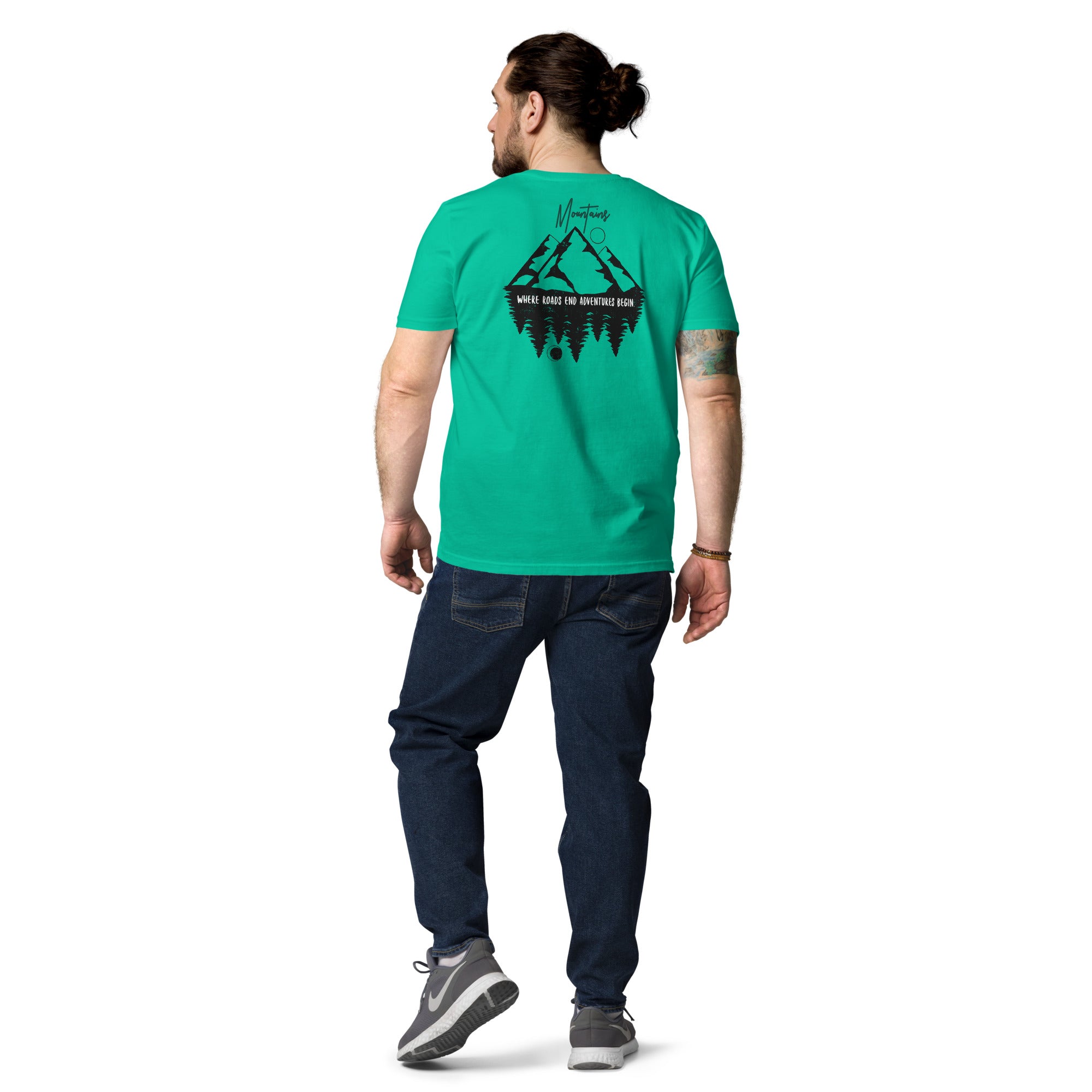 Unisex-Bio-Baumwoll-T-Shirt "Mountains"