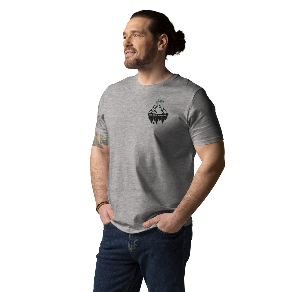 Unisex-Bio-Baumwoll-T-Shirt "Mountains"