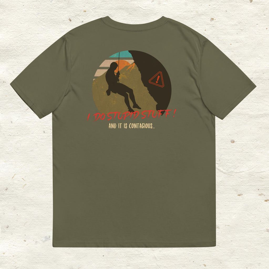 Unisex-Bio-Baumwoll-T-Shirt "Dont follow me!"