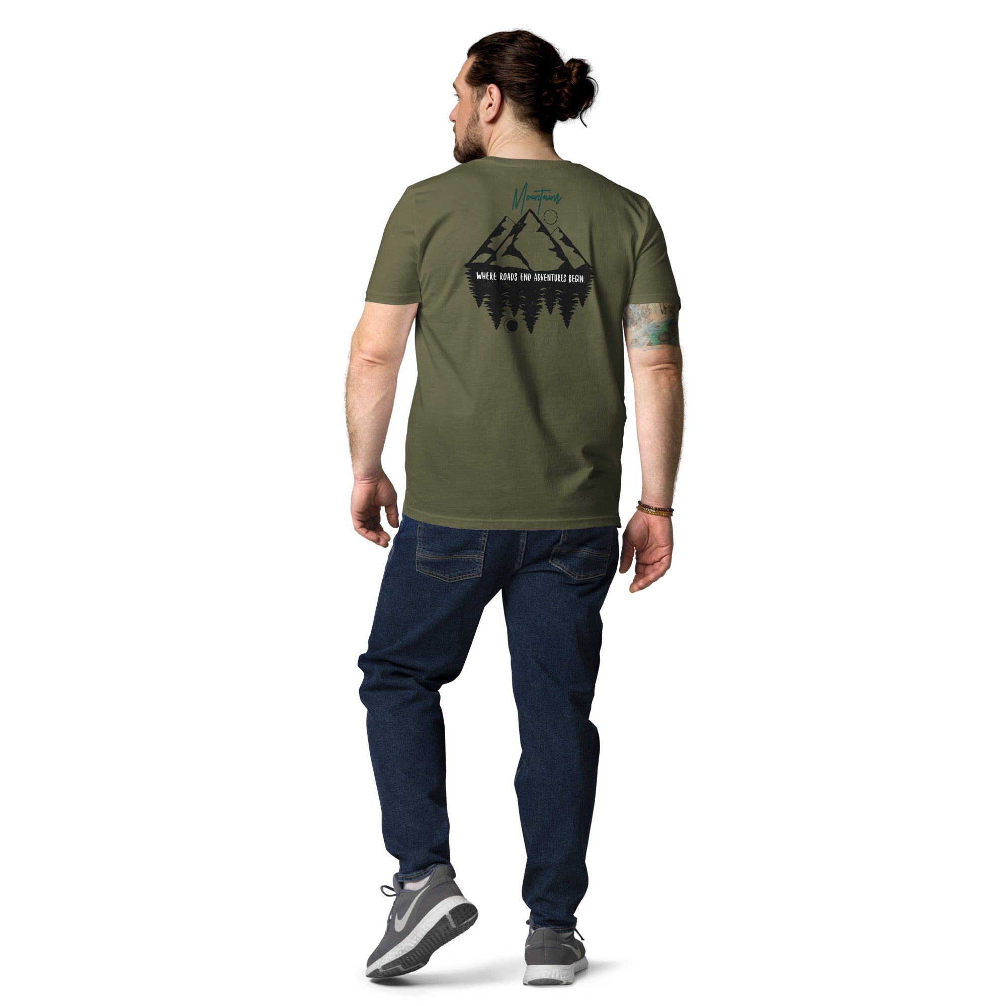 Unisex-Bio-Baumwoll-T-Shirt "Mountains"