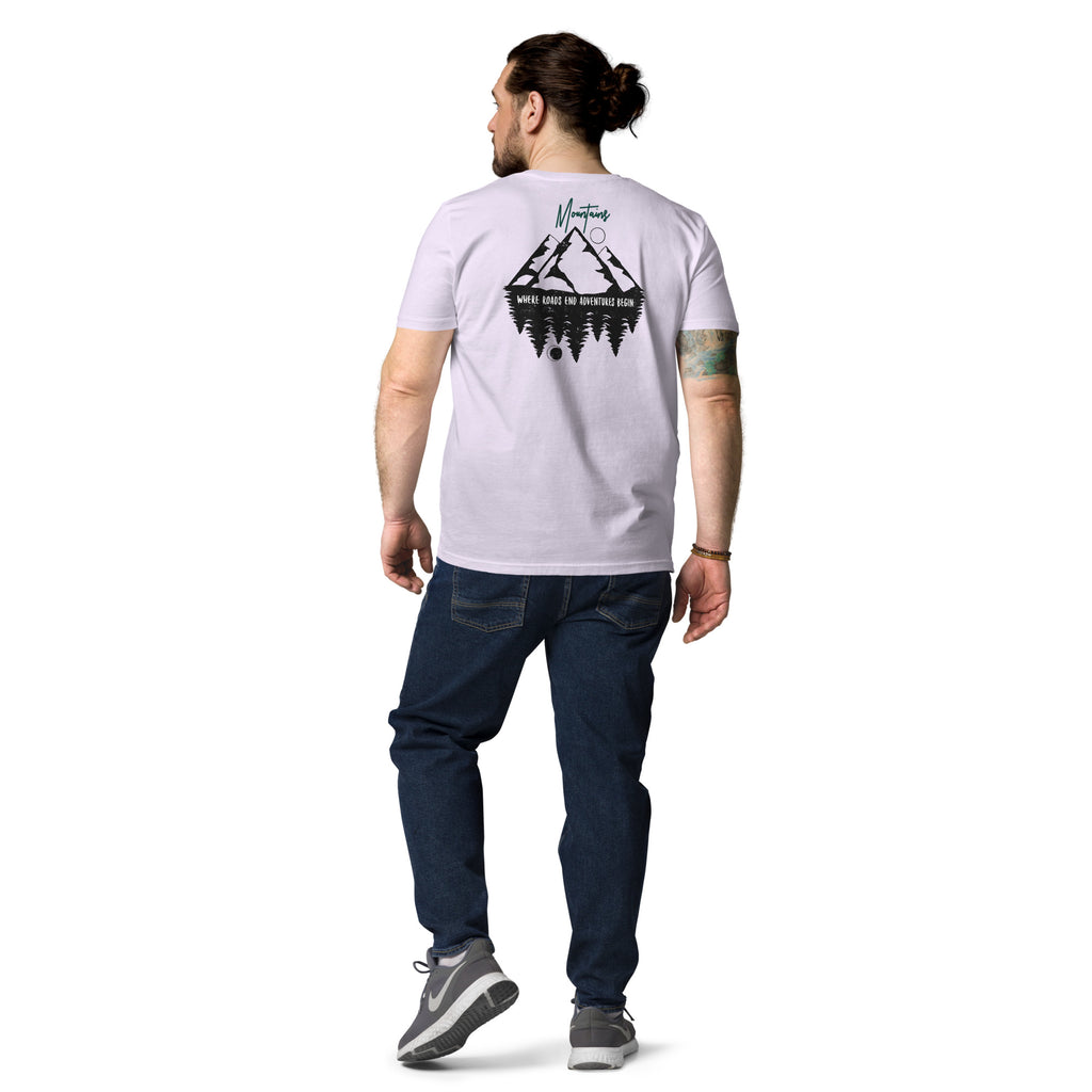 Unisex-Bio-Baumwoll-T-Shirt "Mountains"