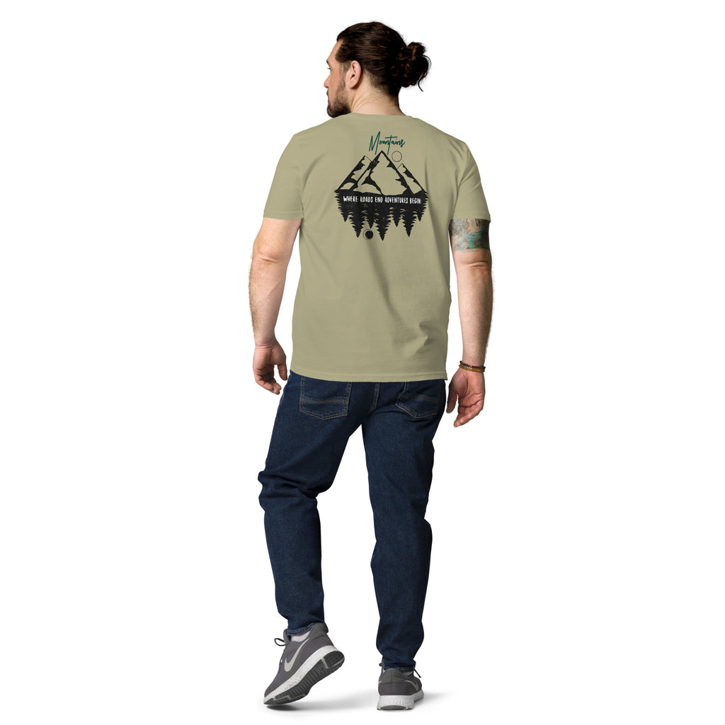 Unisex-Bio-Baumwoll-T-Shirt "Mountains"