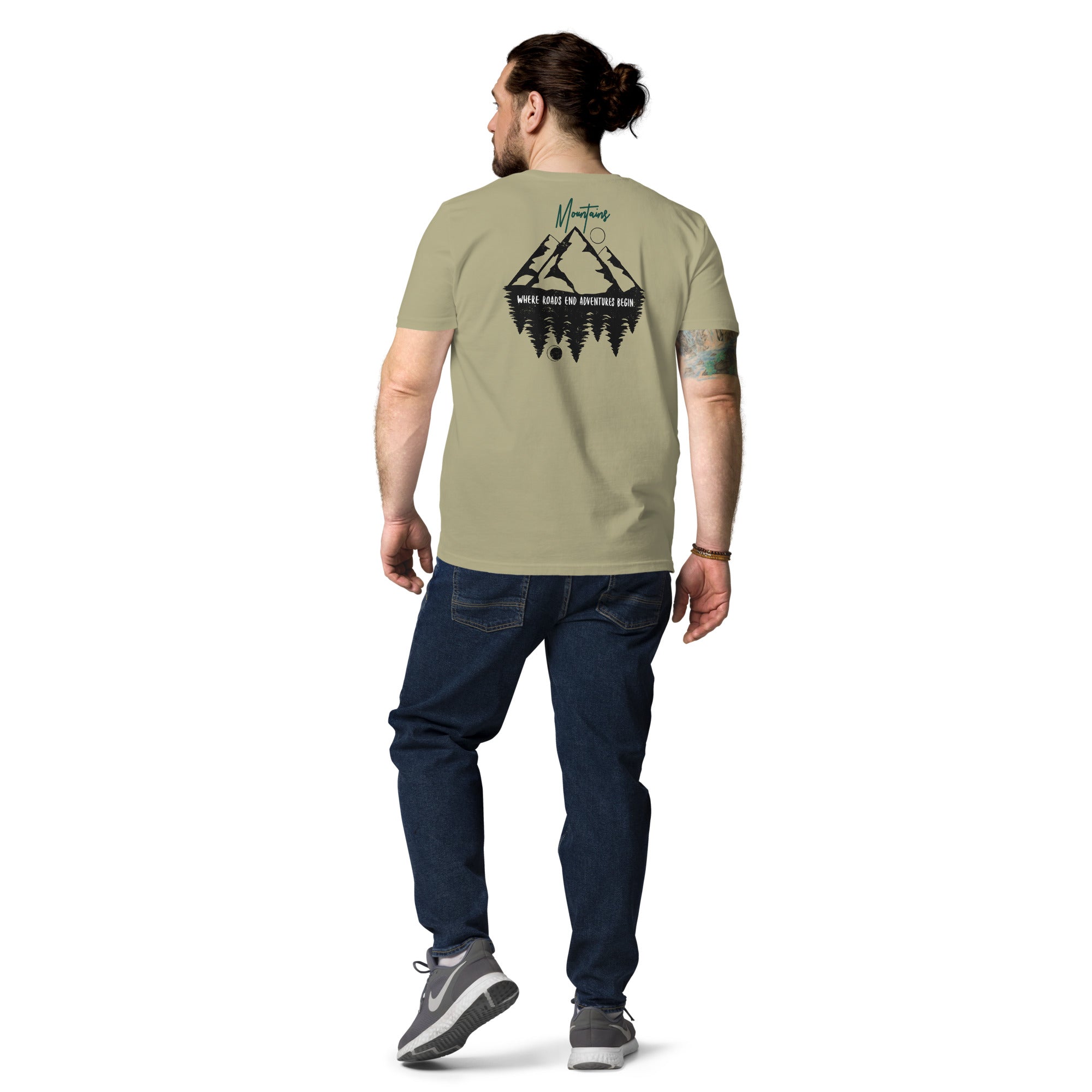 Unisex-Bio-Baumwoll-T-Shirt "Mountains"