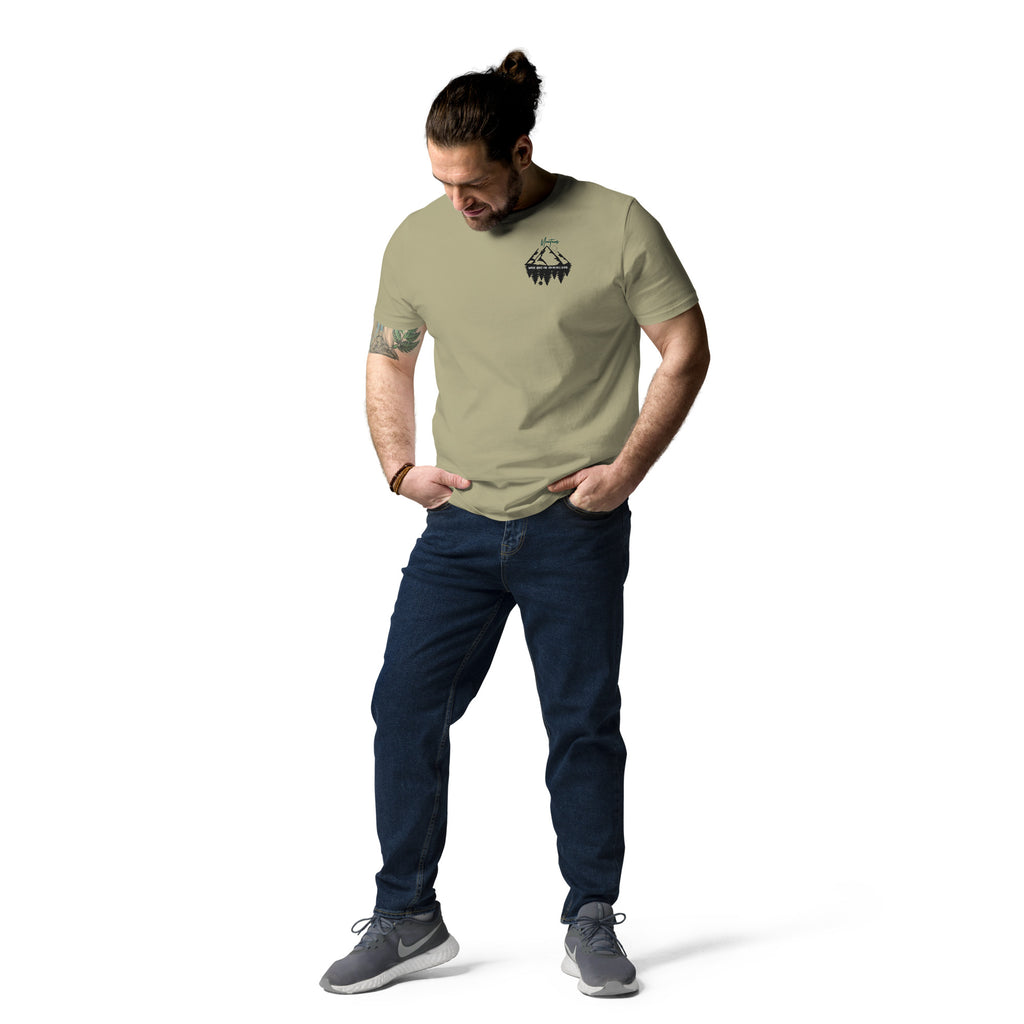 Unisex-Bio-Baumwoll-T-Shirt "Mountains"