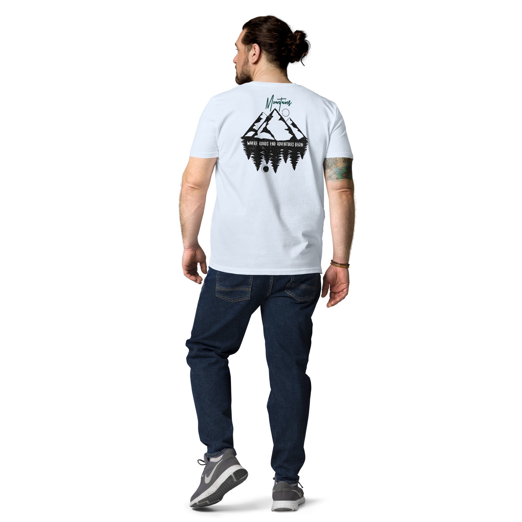 Unisex-Bio-Baumwoll-T-Shirt "Mountains"