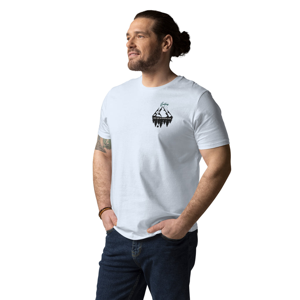 Unisex-Bio-Baumwoll-T-Shirt "Mountains"