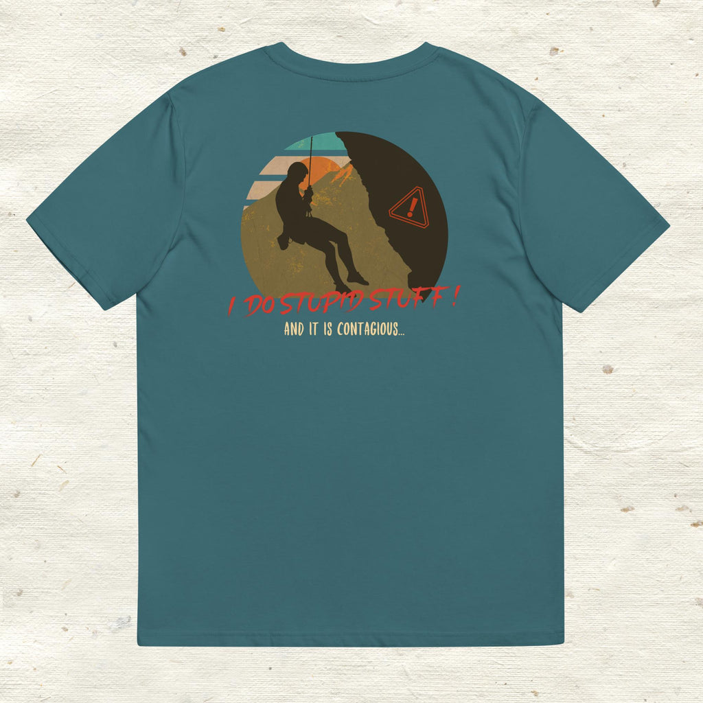Unisex-Bio-Baumwoll-T-Shirt "Dont follow me!"