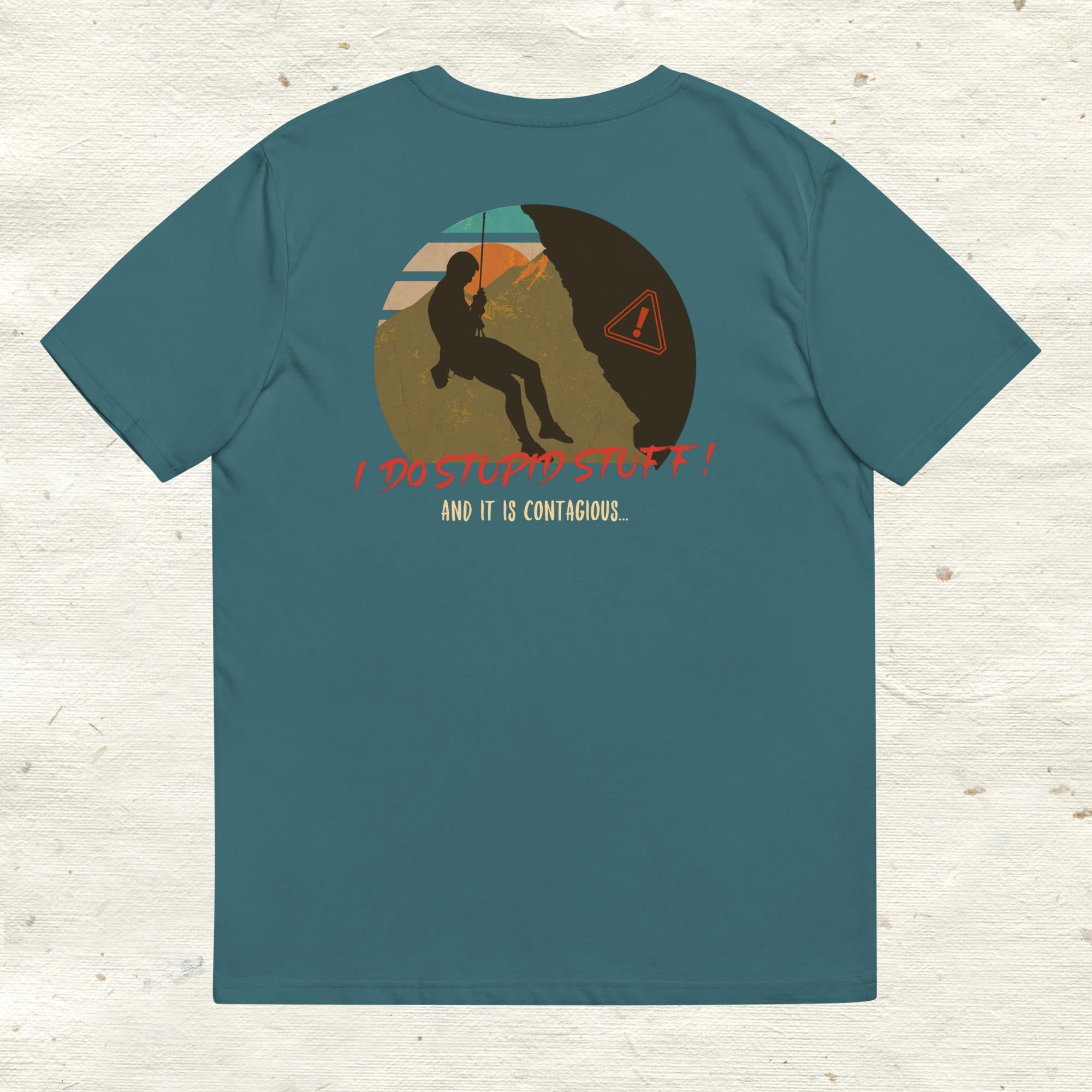 Unisex-Bio-Baumwoll-T-Shirt "Dont follow me!"
