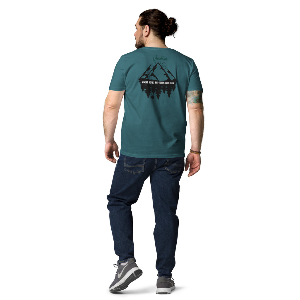 Unisex-Bio-Baumwoll-T-Shirt "Mountains"