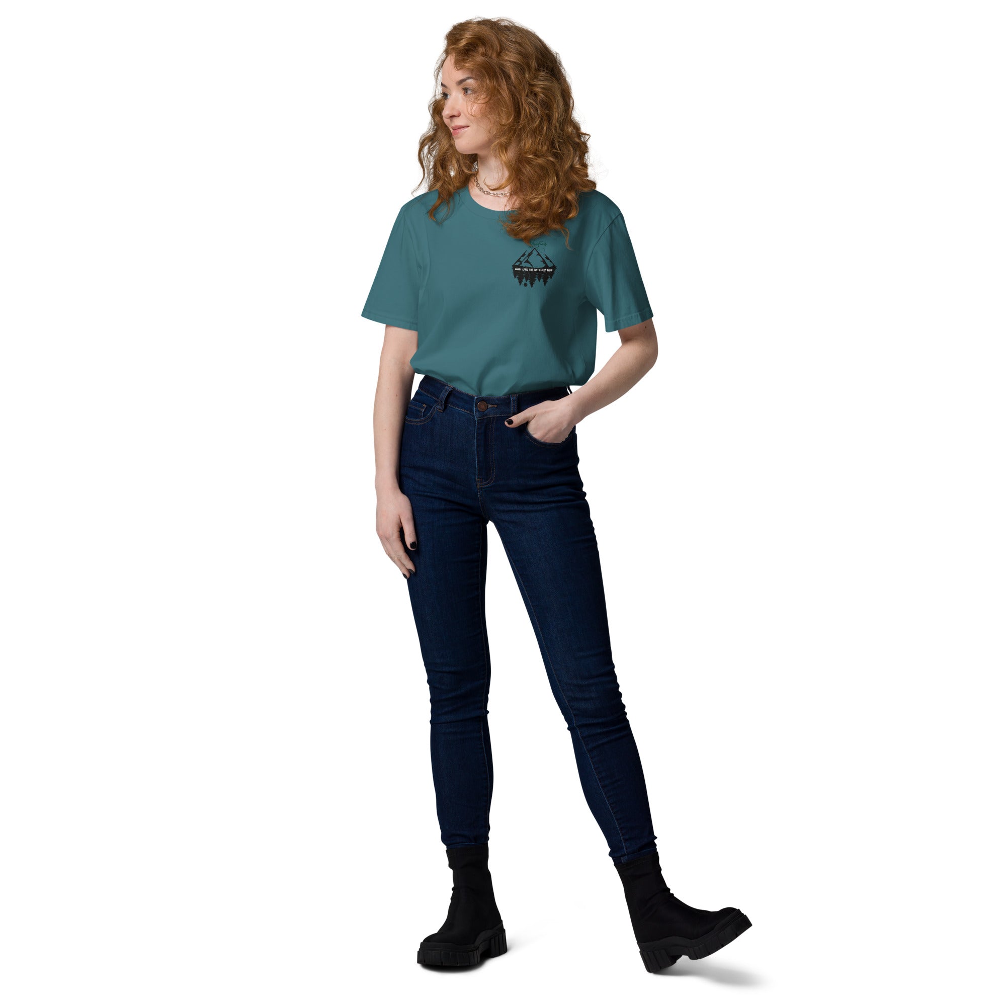 Unisex-Bio-Baumwoll-T-Shirt "Mountains"