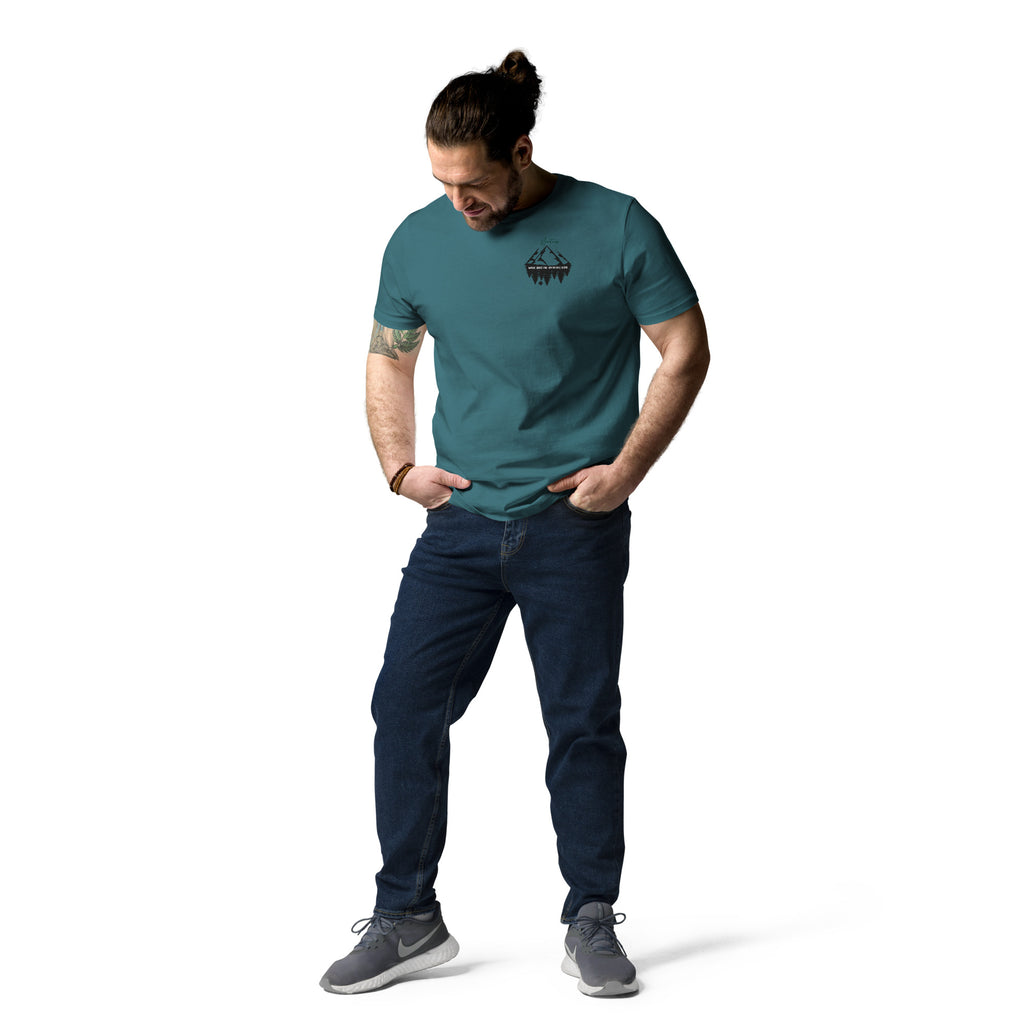 Unisex-Bio-Baumwoll-T-Shirt "Mountains"