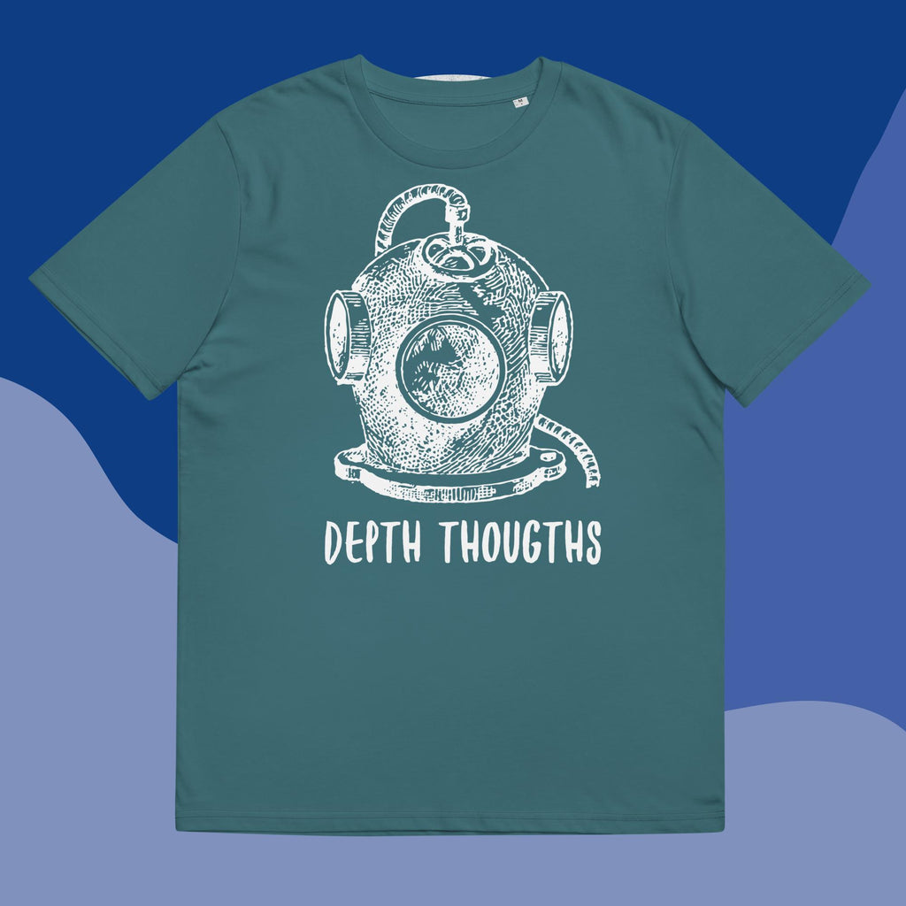 Unisex-Bio-Baumwoll-T-Shirt "Depth Thoughts"