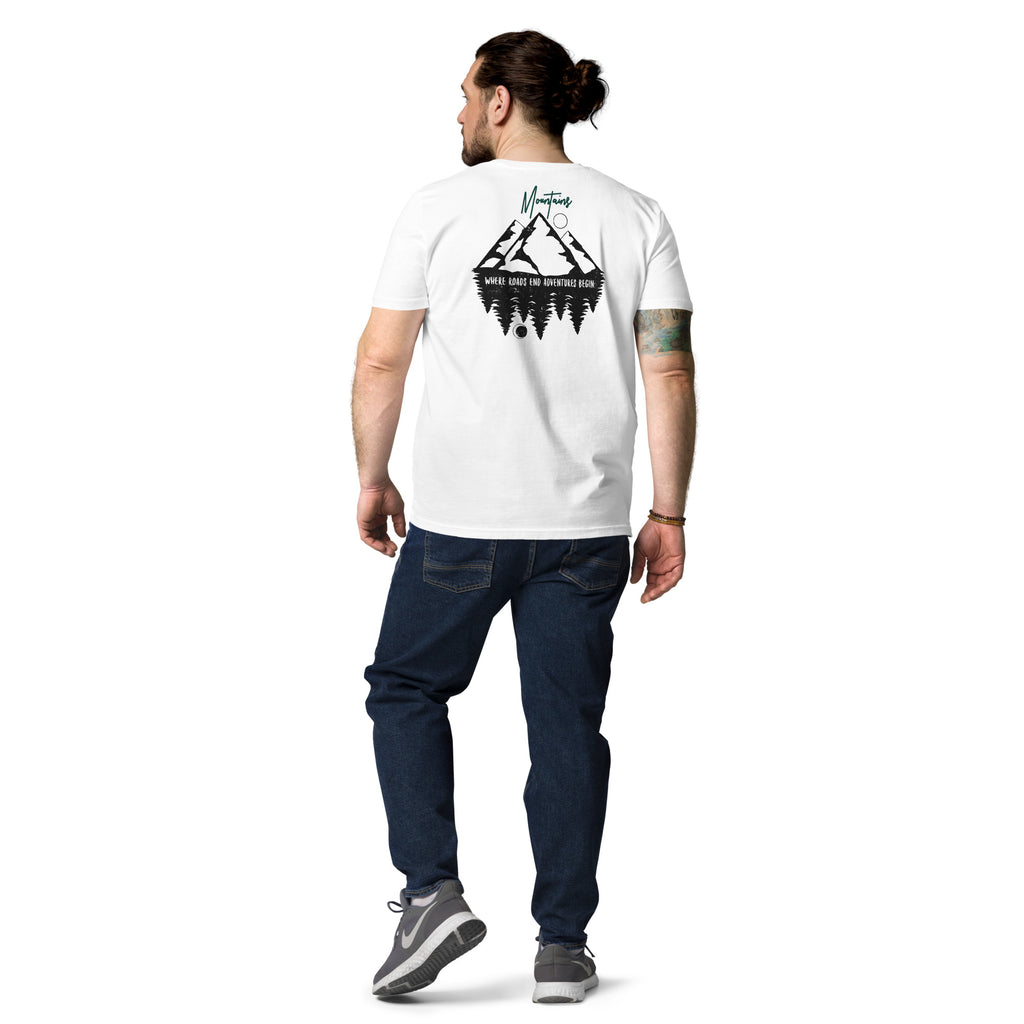 Unisex-Bio-Baumwoll-T-Shirt "Mountains"