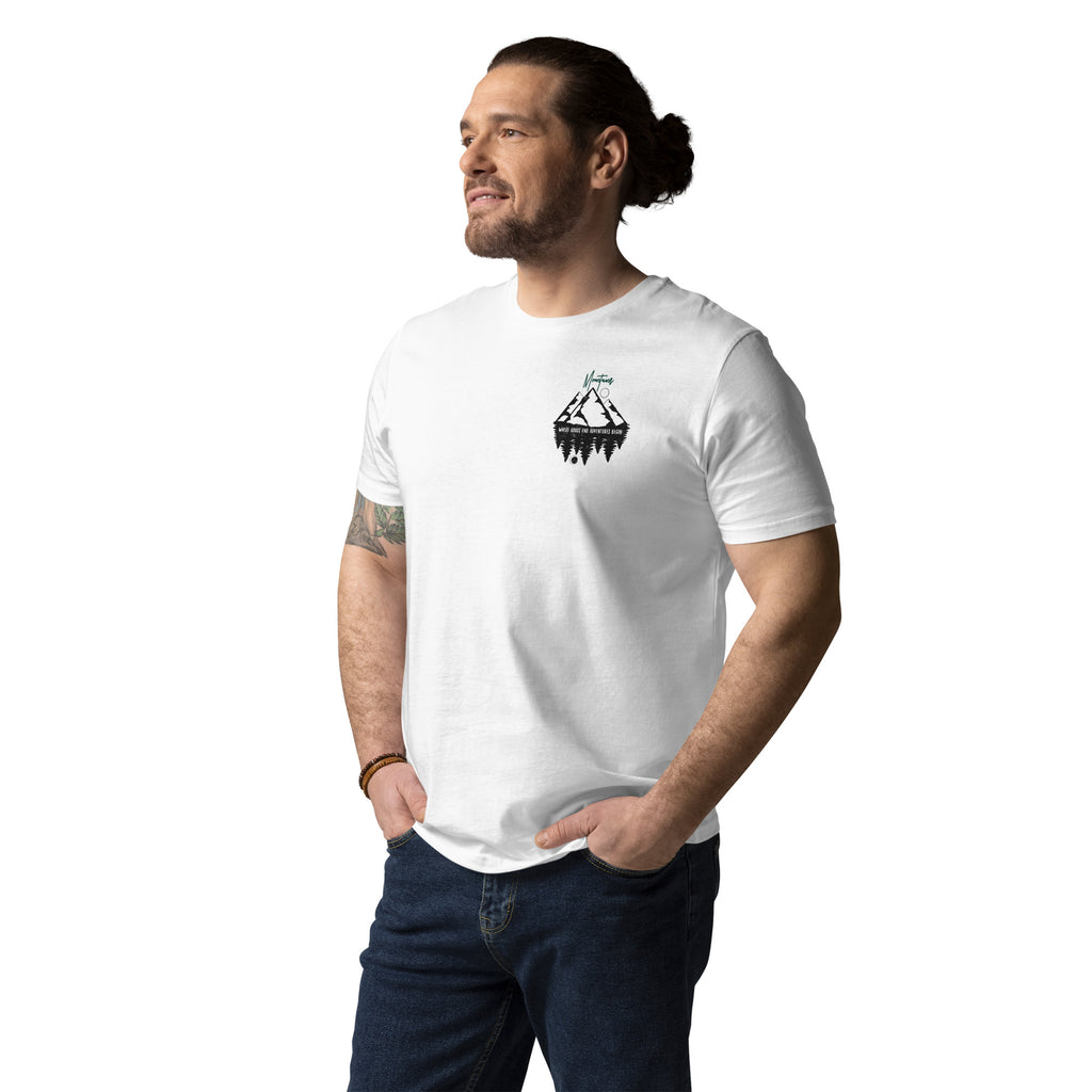 Unisex-Bio-Baumwoll-T-Shirt "Mountains"