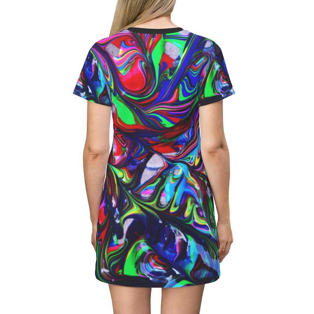Abstract T-Shirt Dress