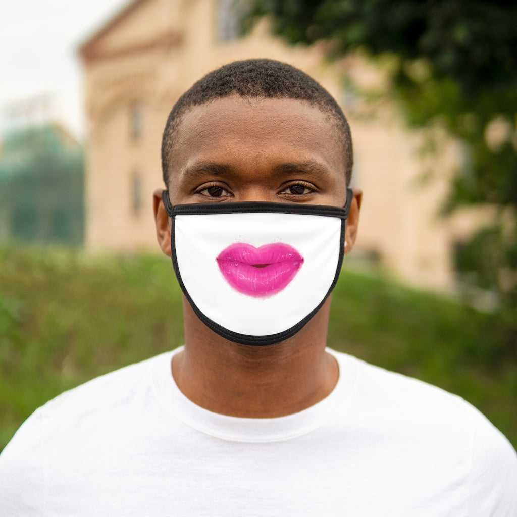 Pink Lips Face Mask