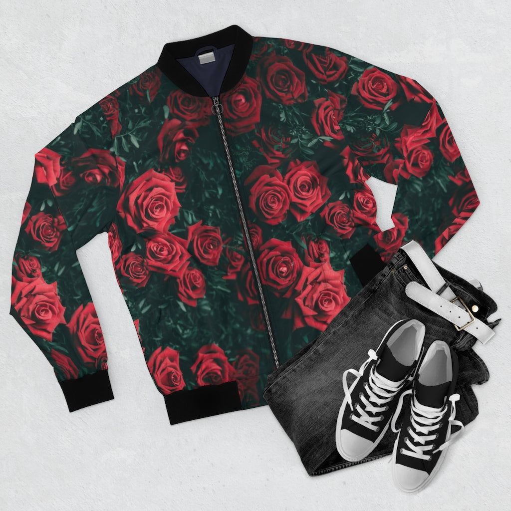 Rose Bomber Jacket