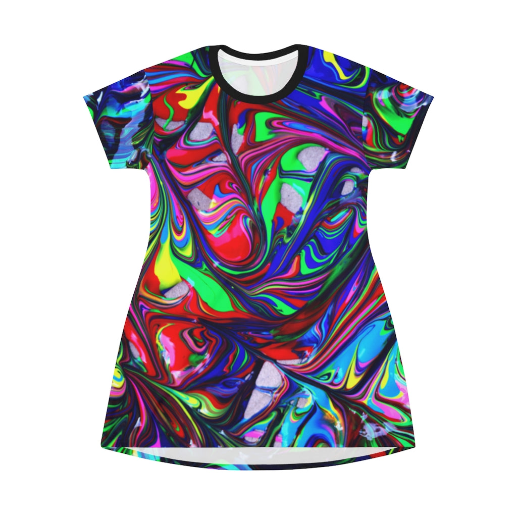 Abstract T-Shirt Dress