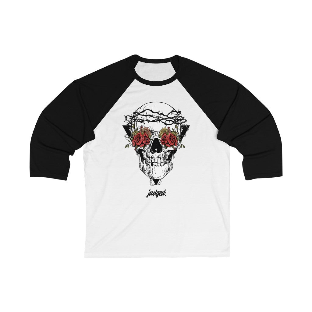 judged. Unisex 3/4 Sleeve Tee