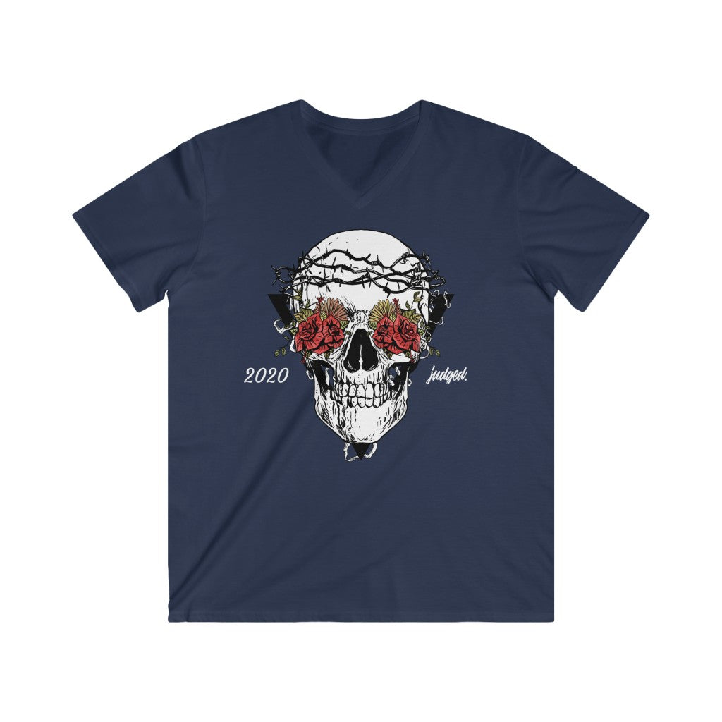 judged. V-Neck Short Sleeve Tee
