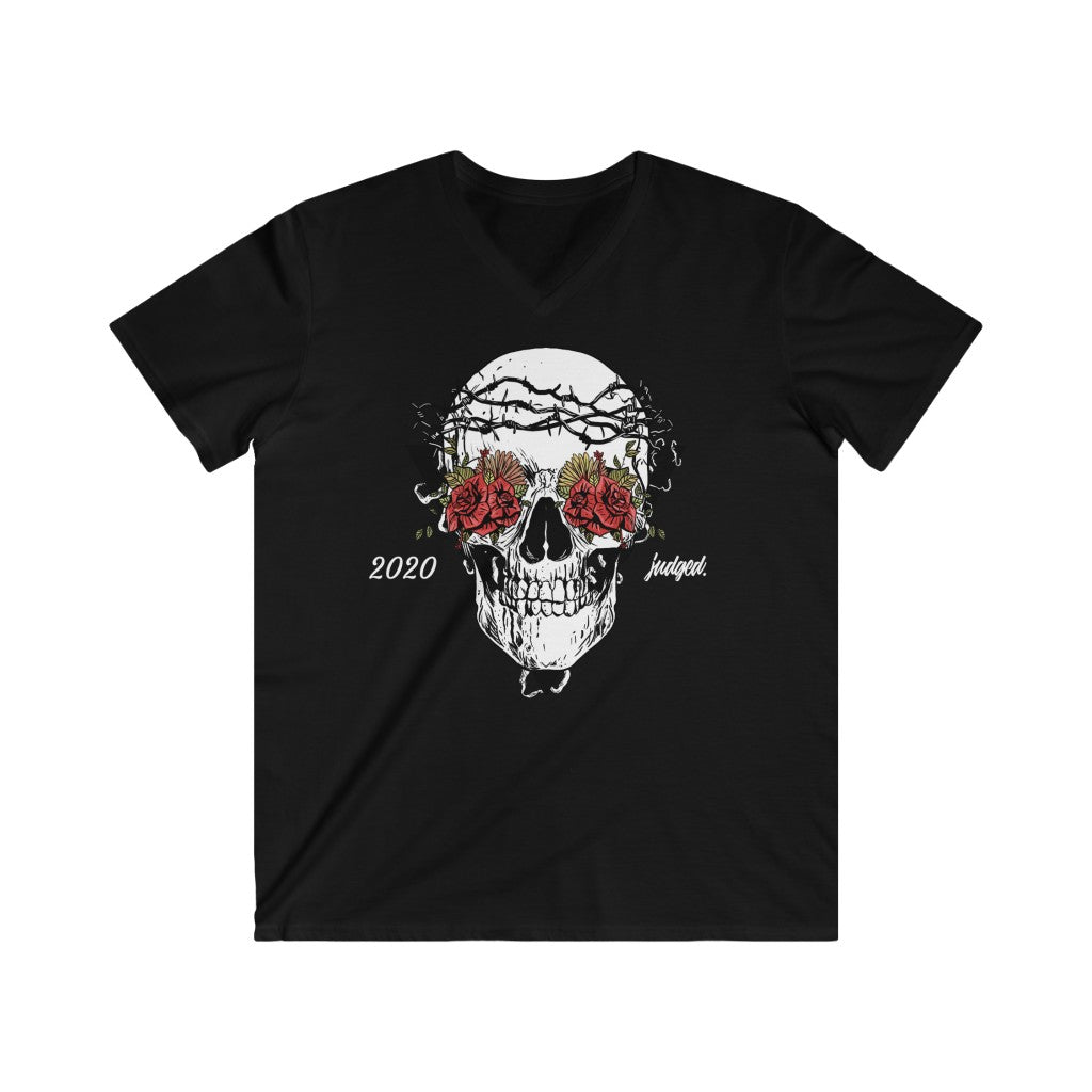 judged. V-Neck Short Sleeve Tee