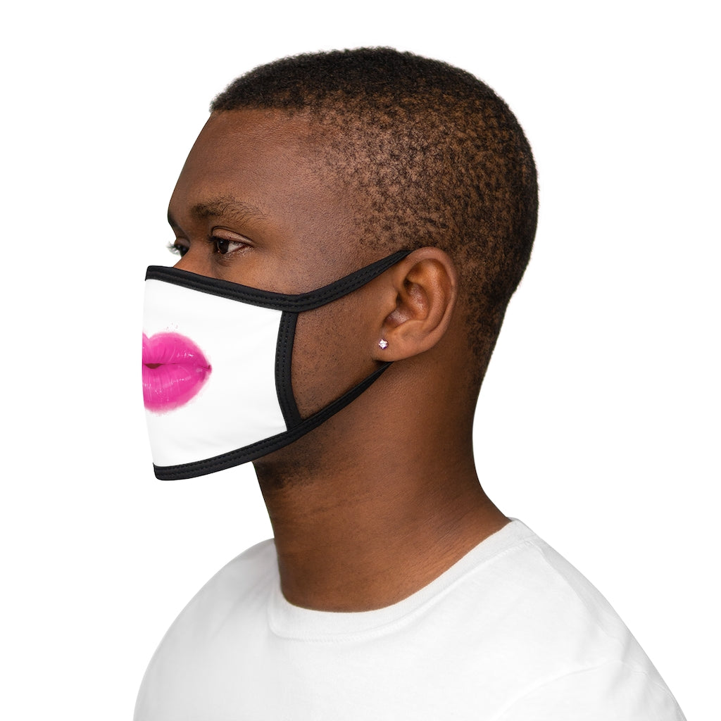 Pink Lips Face Mask
